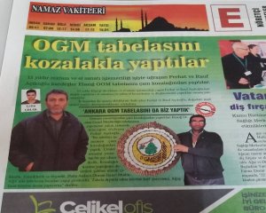 Ogm Kozalak Tabelası